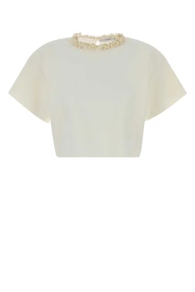 Givenchy -style White Viscose-blend Top For Women