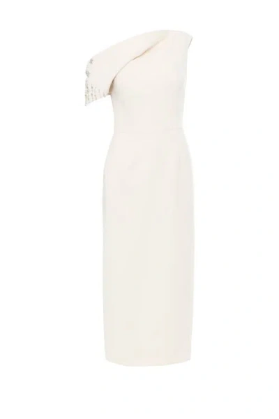 Gizia Beaded Embellished Maxi Dress In Neutral