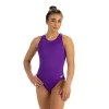 Gk Classic Racerback Little & Big Kid Sleeveless Leotard In Blue