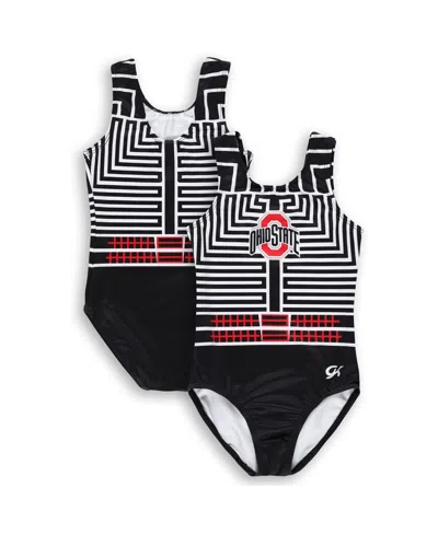 Gk Elite Big Boys And Girls Black Ohio State Buckeyes Elite Replica Leotard