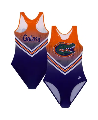 Gk Elite Kids' Big Boys And Girls Royal Florida Gators Elite Spirit Leotard