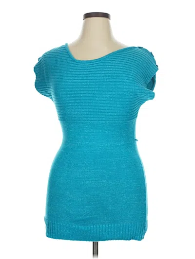 Pre-owned Glō Sweater Vest In Blue