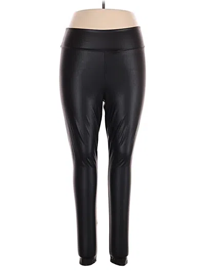 Pre-owned Glam Active Pants In Black