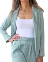 Glam All Of The Lights Blazer In Mint In Multi