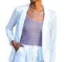 Glam All Of The Lights Blazer In White In White
