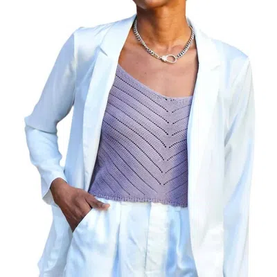 Glam All Of The Lights Blazer In Blue