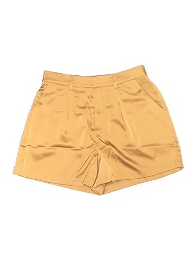 Pre-owned Glam Athletic Shorts In Gold