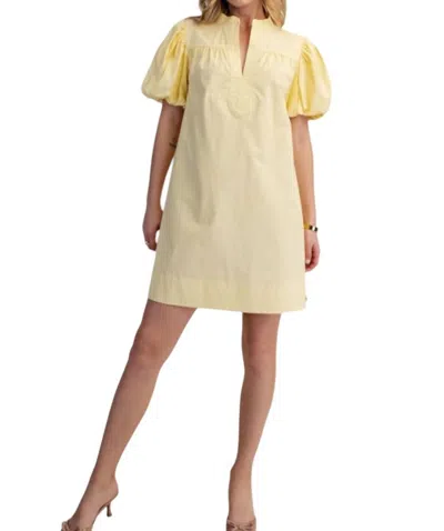 Glam Belle Mini Dress In Yellow