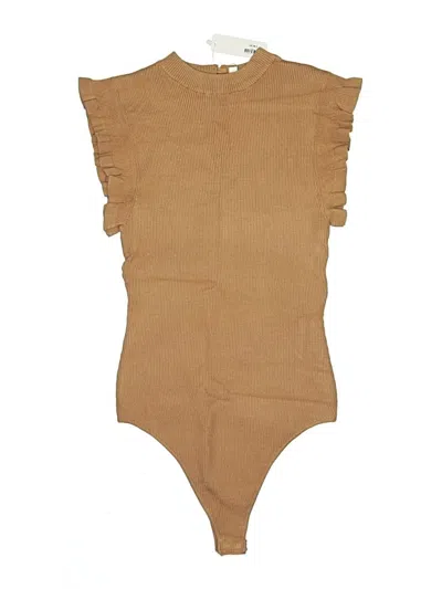 Glam Bodysuit In Tan
