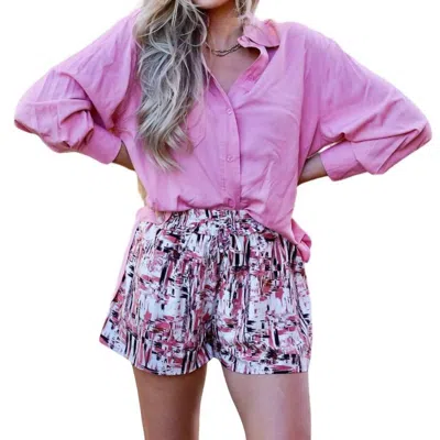 Glam Business In The Front Shirt In Pink
