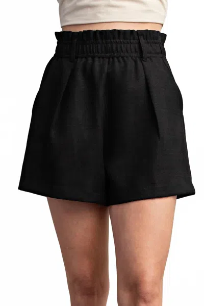 Glam Casual Chic Shorts In Black