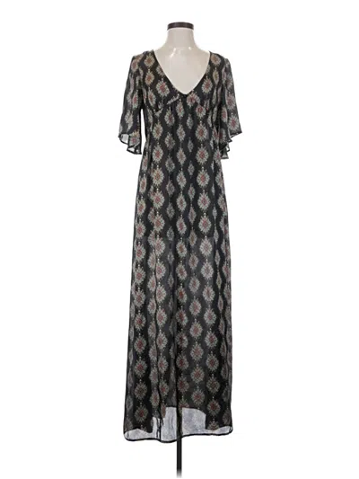 Pre-owned Glam Casual Dress In Black