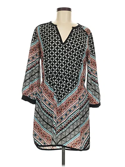 Pre-owned Glam Casual Dress In Black