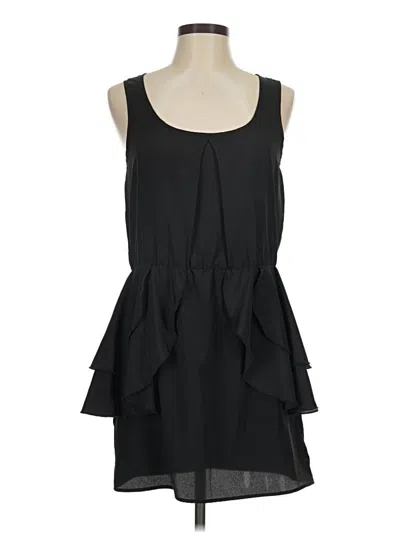 Pre-owned Glam Casual Dress In Black
