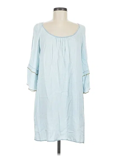 Pre-owned Glam Casual Dress In Blue