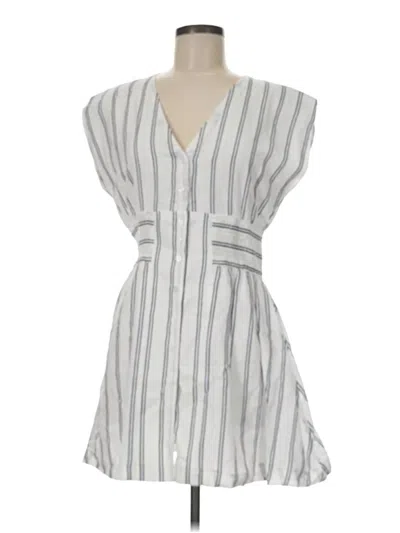 Pre-owned Glam Casual Dress In Gray