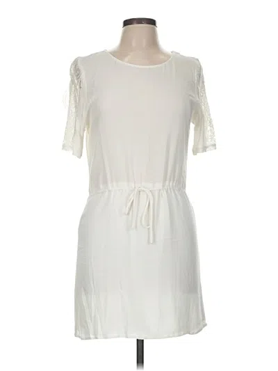 Pre-owned Glam Casual Dress In Ivory