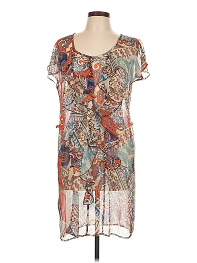 Glam Casual Dress In Orange