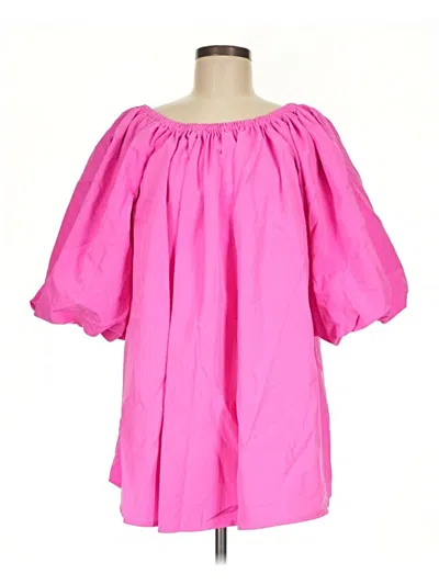 Pre-owned Glam Casual Dress In Pink