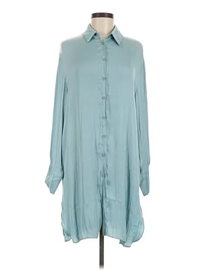 Pre-owned Glam Casual Dress In Teal