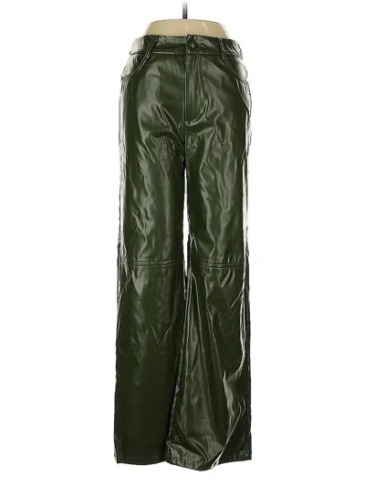 Pre-owned Glam Casual Pants In Green