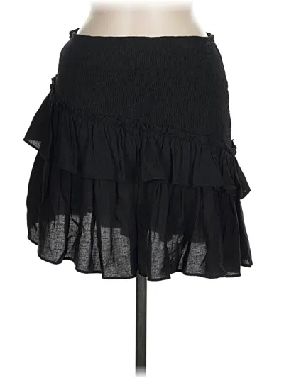 Pre-owned Glam Casual Skirt In Black