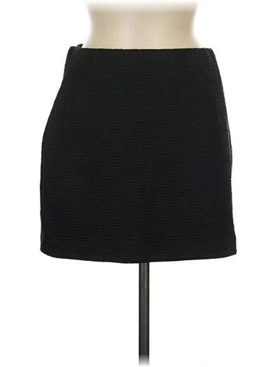 Pre-owned Glam Casual Skirt In Black