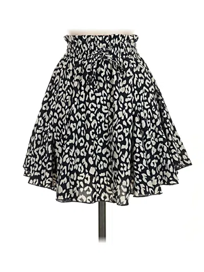 Pre-owned Glam Casual Skirt In Black