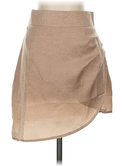 Pre-owned Glam Casual Skirt In Brown
