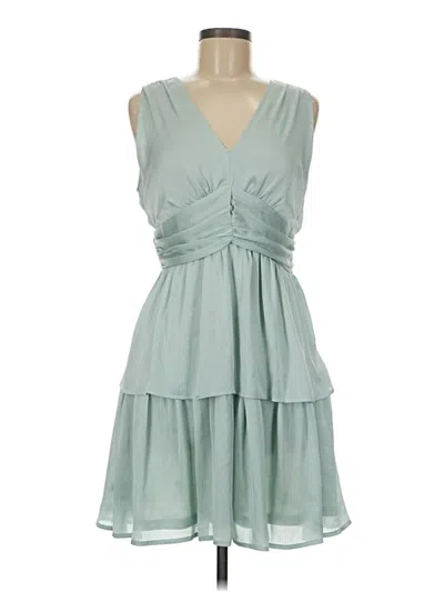 Pre-owned Glam Cocktail Dress In Blue
