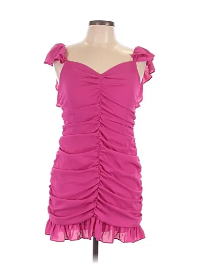 Pre-owned Glam Cocktail Dress In Pink