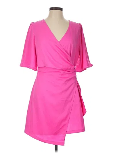 Pre-owned Glam Cocktail Dress In Pink
