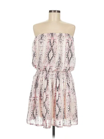 Pre-owned Glam Cocktail Dress In White