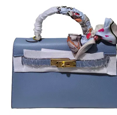 Glam Collections Glam Signature Mini Purse In Blue