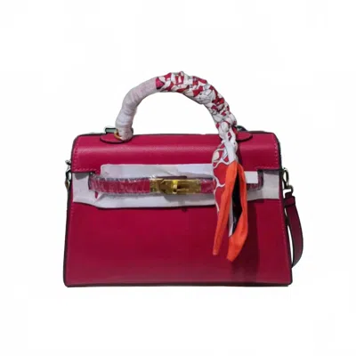 Glam Collections Glam Signature Mini Purse In Brilliant Rose Red