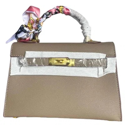 Glam Collections Glam Signature Mini Purse In Brown