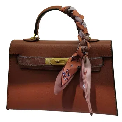 Glam Collections Glam Signature Mini Purse In Dark Brown