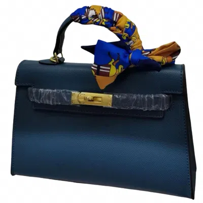 Glam Collections Glam Signature Mini Purse In Lake Blue
