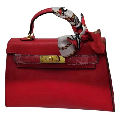 Glam Collections Glam Signature Mini Purse In Red