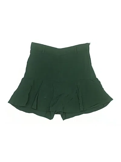 Pre-owned Glam Formal Skirt In Green