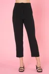 Glam High Waist Pants In Black