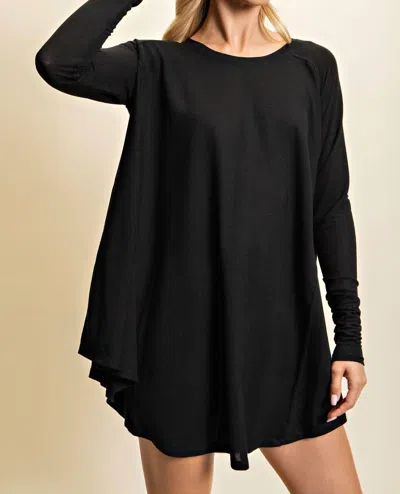 Glam I Know It Can Be Done Tunic In Black