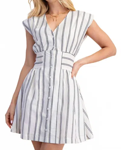 Glam Jill Dress In Black And White