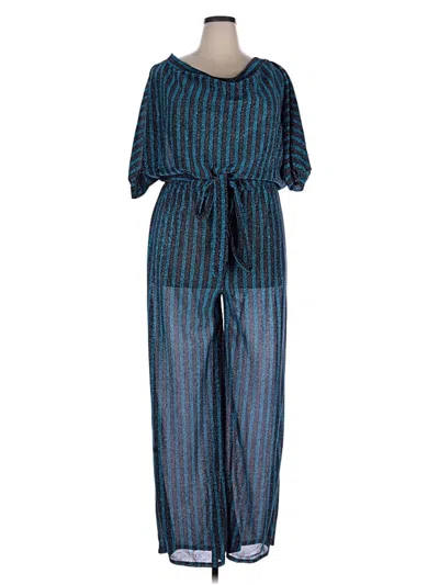 Pre-owned Glam Jumpsuit In Blue