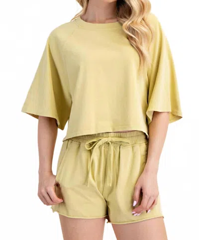 Glam Key Lime Top In Multi
