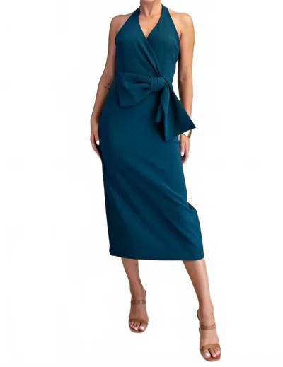 Glam Lola Midi Dress In Blue