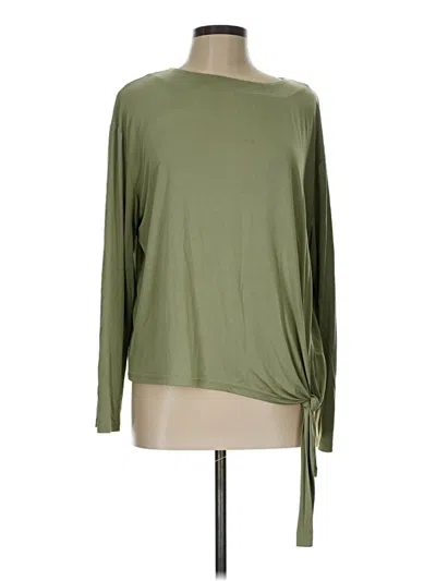 Pre-owned Glam Long Sleeve T-shirt In Green