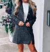 Glam More To See Blazer In Black In Black