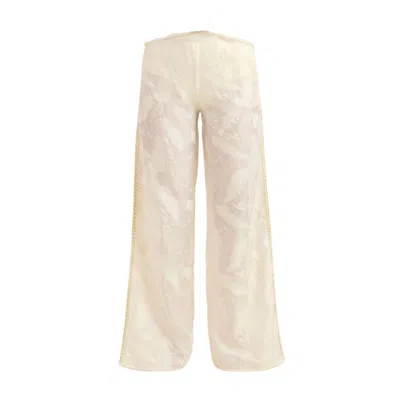 Glam On You White Soraya Pants In Neutral
