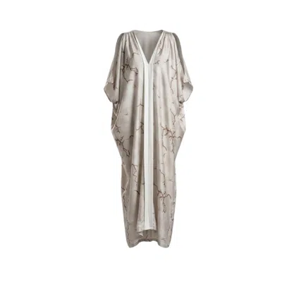 Glam On You Women's Angelina Kaftan Brown In Blue